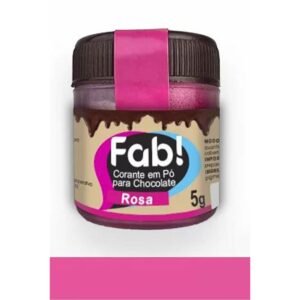 CORANTE PO P/CHOCOLATE ROSA 5G FAB