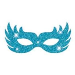 MASCARA GLITTER AZUL PIFFER