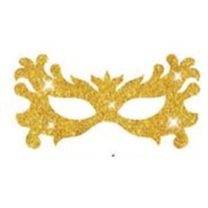 MASCARA GLITTER DOURADO PIFFER