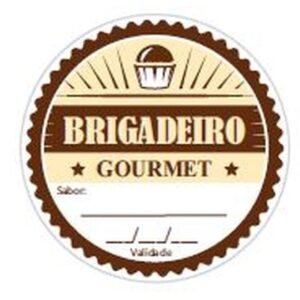 ETIQUETA BRIGADEIRO GOURMET 100UN HIPER