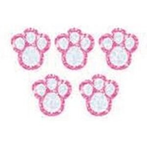 APQ PEGADAS GLITTER ROSA 5UN PIFFER