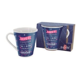 CANECA PORC 300ML VC E A PAG. MAIS BONITA