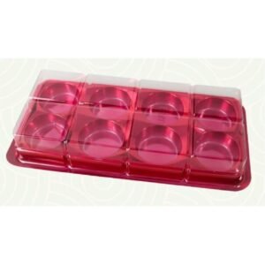 CAIXA RETANGULAR P/ BOMBONS 8CAV VERM BWB
